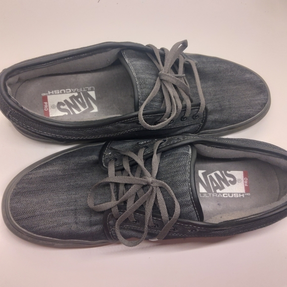 Vans Other - Vans Ultra Cush Pro Shoes Dark Gray Denim Pewter